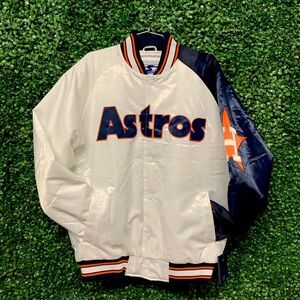 STARTER ⚾️ (HOUSTON ASTROS) ⭐️ SATIN JACKET